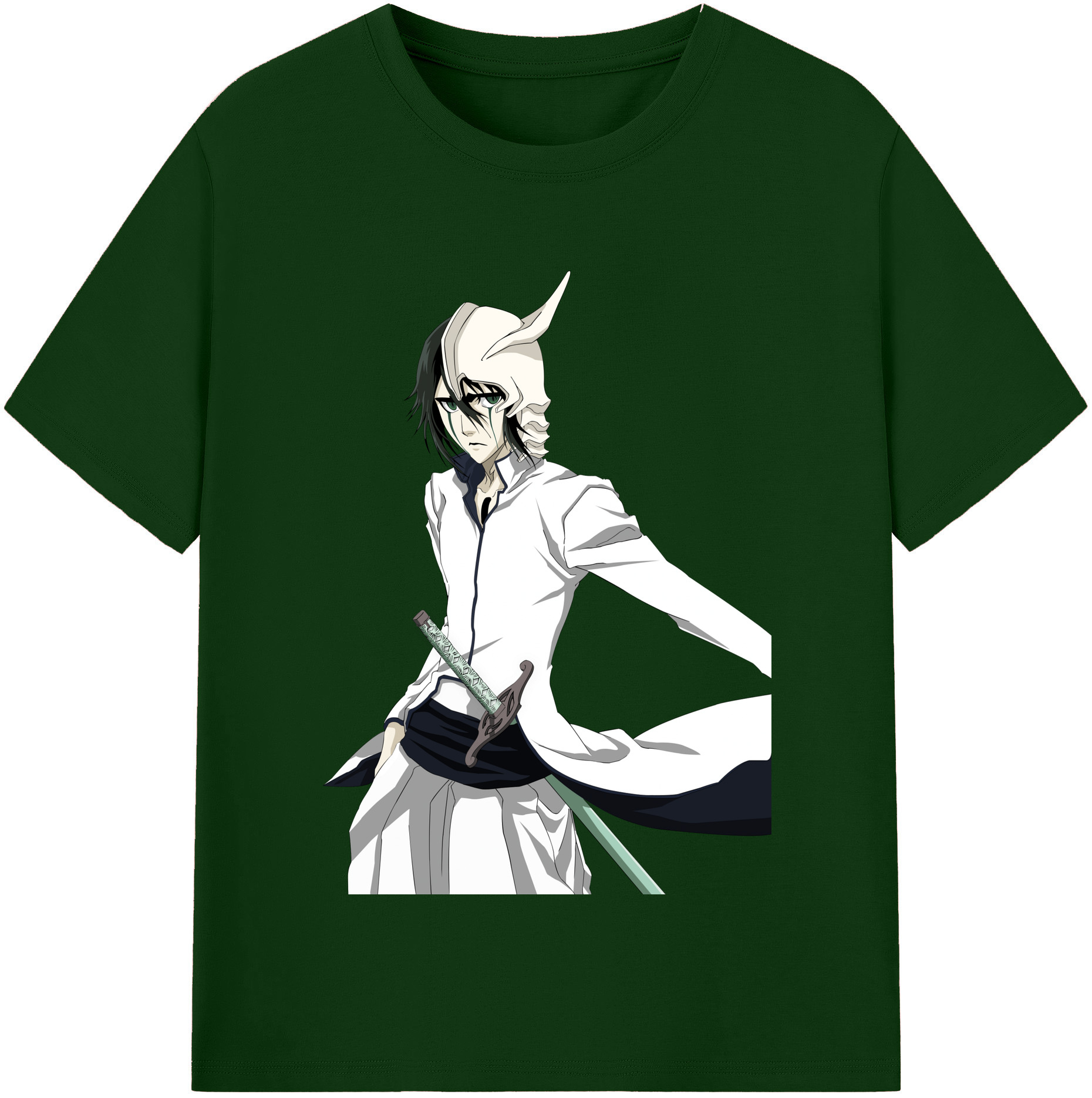 （画像用） ブリーチ ウルキオラ·シファー BLEACH Ulquiorra cifer 綿100％半袖Tシャツ（フロントプリント）